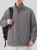 Sudadera con capucha de punto a cuadros con bloques de color An Yang para hombre 2026 Otoño Invierno Nueva Holgada Casual Versátil de Manga Larga Ropa Exterior
