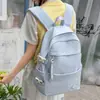 Mochila simple de gran capacidad para estudiantes universitarias, estilo universitario, color liso, bolsa escolar de gran capacidad para chicas de secundaria y preparatoria