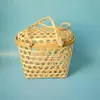 Cesta de Bambu Trançada Feita à Mão Cesta para Zongzi Cesta para Batata Doce Cesta de Embalagem para Ovos Locais Cesta para Colher Lichia Loquat Ameixa Outro