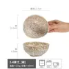 Tigela e Prato com Padrão de Pedra Estilo Silencioso Utensílios de Mesa Redondos de Cerâmica Estilo Japonês para Casa Tigela Grande Criativa Tigela para Salah Tigela para Vegetais Prato de Jantar