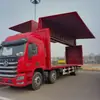 Semirremolque de transporte tipo caja con laterales de cortina expandibles, 14.15m, estándar VI Nacional, vehículo tipo cortina expandible abierto para uso logístico