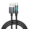 Pantalla Digital 120W Carga Súper Rápida Cable de Datos Tipo-C Adecuado para Apple 15/17 Huawei Honor 6A Cable de Carga Transfronterizo