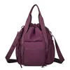Mochila multifuncional de lona para mujer, bolso de mano al hombro, bolsa de gran capacidad para el día a día, bolso cruzado versátil y sencillo, mochila