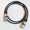 Concha de Metal blindada canhão macho e fêmea linha XLR macho e fêmea três pinos balanceada linha de canhão microfone microfone linha de áudio