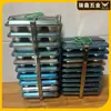 Porta-loncheras de Acero Inoxidable para Comida Rápida Indonesia Transfronteriza Estante de Almacenamiento Estante de Empaque para Bolsas Estante de Placa para Bolsas de Altura Ajustable