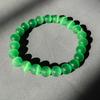 Pulsera de ágata de cristal de ópalo para estudiante puesto de venta al por mayor suministro directo de fábrica pulsera de cuentas redondas de ojo de gato blanco