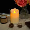 Velas electrónicas LED transfronterizas, parpadeantes y temblorosas, velas falsas simuladas para bares, bodas, restaurantes e iluminación al por mayor