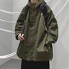 Jaqueta masculina estilo manequim primavera e outono, estilo Hong Kong, estilo japonês, estilo Harajuku, estilo coreano, jaqueta solta da moda, combinando