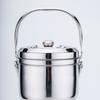 Venta al por mayor de fábrica puesto de mercado Jianghu suministro acero inoxidable se venderá regalos olla para recalentar sin fuego olla para guisar