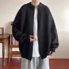 Cardigan Estruturado de Lã Ártica Marca Tendência Masculino e Feminino Outono e Primavera Suéter de Tricô Jaqueta Outerwear Pulôver Moletom de Casal Masculino
