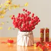 Decoração de flores de simulação nórdica ornamentos de flores flores para sala de estar flores artificiais decorações arte floral flores de plástico flores para mesa de jantar flores biônicas arranjos de flores