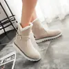 Botas de nieve para mujer de invierno, tallas 40-43, con hebilla de cinturón, botines casuales