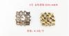 Metal Diamante incrustado full strass aleación de oro claro plateado hebilla de diamante para suéter Perla abrigo de mujer cárdigan suéter hebilla decorativa