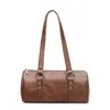 Versión Coreana Bolso de Mano de Bolos de Nicho para Mujer 2025 Invierno Nuevo de Moda Versátil Simple Bolso de Hombro Bajo el Brazo