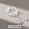 Transmisión en vivo superventas 6 mm piedra natural cristal borla bucle para correr pulsera DIY pulsera accesorios de joyería de cuentas de colores venta al por mayor