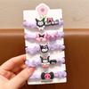 Cuerda para el pelo con cabeza de Kulomi linda para niñas, diadema para el pelo, cuerda para el pelo de bebé, diadema para el pelo de niña, círculo intestinal pequeño para niñas