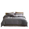 Juego de Cama de Cuatro Piezas de Algodón Puro Cerámico Cepillado Clase A 100 Hilos para Otoño e Invierno, Engrosado para Calidez, Algodón Puro para Dormir Directamente en la Cama