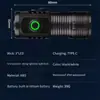 Monstruo de Tres Ojos Mini Linterna Super Potente Linterna Recargable Portátil Iluminación para Exteriores Linternas Potentes de Largo Alcance