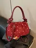 Bolsa feminina transfronteiriça 2026 novo modelo poá plissada bolsa nuvem bolsa de mão menina suave estilo coreano bolsa transversal colorida