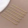 Pinos em forma de T de Cobre Banhado a Ouro 18K, Pinos de Cabeça Plana, Acessórios para Miçangas Feitos à Mão, Materiais para Brincos e Enfeites Pendentes DIY Atacado