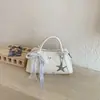Bolsa Transversal de Ombro para o Dia a Dia Design Coreano de Nicho Moda Casual Personalidade Tendência Bolsa Transversal Pequena Quadrada Bolsa Grande
