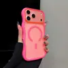 Capa Magnética Simples de Encaixe 17 Compatível para Celular Apple 17promax iPhone16pro Cobertura Total 14/15 Onda