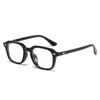 2025 Nueva Moda Estilo Coreano Retro Hombre Mujer PC Remache Marco de Lentes Anti-luz Azul Miopía