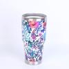 Taza de hielo fría con aislamiento de acero inoxidable de 30 oz de comercio exterior con graffiti para coche con tapa Taza para coche Vaso de cerveza de gran capacidad