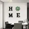 Amazon Transfronterizo Corona Artificial Decoración de Puerta Hojas de Eucalipto Estilo Americano Decoración para Fiesta en Casa Festival Transfronterizo