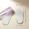 Capa para Cabeça de Pincel de Maquiagem Eva, Cabeça de Pincel em Forma de Leque de PVC, Bastão para Sombra, Blush, Batom, Armazenamento com Colher para Máscara Facial de Peva