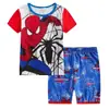 Ropa de Casa Manga Corta para Niños con Historia de Aviones Traje de Verano para Niños Traje para Aire Acondicionado Pijama de Dibujos Animados C04