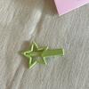 Horquilla de estrella de metal color caramelo para mujer, con flequillo frontal, horquilla dulce, pinza para el pelo roto, pinza para el pelo de pico de pato, tocado, accesorios para el cabello
