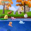 Jardinería con Musgo Micro Paisaje Creativo Rana Linda Animales Miniatura Decoración DIY Accesorios Mini Adornos Pequeños