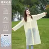 Capa de chuva descartável EVA espessa moderna estampa total peça única adulta para caminhada atacado turismo exterior feminina
