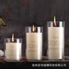 Taza de Vidrio Transparente de Alto Borosilicato para Velas Frasco Vacío Decoración de Boda Cena a la Luz de Velas Resistente al Viento Cumpleaños Portavelas de Aromaterapia Adornos
