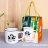 Conjunto de 2 Peças Panda Cup Lemeile Criativo Simples Caneca de Cerâmica Colher Caneca de Café para Casa Evento de Negócios Presente Atacado