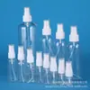 Botella de Spray de Plástico Transparente para Mascotas 30ml 50ml 100ml Botella Pequeña con Spray de Alcohol Botella de Relleno para Líquido Desinfectante Perfume