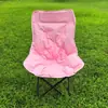 Silla Lunar Premium para Acampar al Aire Libre y Picnic, Silla Portátil Acolchada para Bocetos Artísticos, Silla Plegable Acolchada para Exteriores