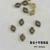 Acessórios de nail art em formato de cruz, populares online, estilo punk retrô, únicos, doces e descolados, estilo escuro, acessórios de unha usáveis