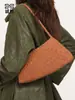 2026 Nuevo Bolso Cubo Tejido Más Vendido para Mujer, Bolso de Hombro de Alta Gama para Debajo del Brazo, Bolso de Mano Retro de Moda, Bolso Madre-Hija