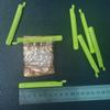 En stock varilla selladora de plástico transparente clip sellador a prueba de humedad para té clip sellador para conservación de alimentos tira selladora para bolsa de alimentos