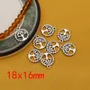 Estilo Europeo y Americano Retro Aleación Hueca Árbol de la Vida Colgante Pendientes Collar Pulsera Plata de Tíbet Colgante Joyería DIY