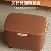 Banqueta para Uso Doméstico na Entrada para Trocar de Sapatos, Banqueta Simples Moderna com Armazenamento, Banqueta de Mesa de Centro para Sala de Estar, Banqueta para Apoiar os Pés do Sofá, Banqueta Baixa
