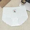 Braguitas de Chica Sin Costuras de Seda de Hielo Fresca Ultra Delgadas con Tema de Oso, No Aprietan, Tanga Triángulo de Entrepierna Extendida 10A para Mujeres