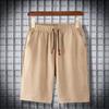 Verano Nuevo Seda de Hielo Elástico Suelto Versátil Casual Deportivo Shorts Medianos Ins Moderno Exterior Playa