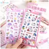 Auténticas Pegatinas en Relieve para Niños Sanrio Pegatinas Estéreo 3D Hello Kitty Pegatinas Transparentes en Relieve