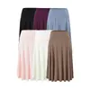 Saia midi Lyocell em A com caimento elegante, nova saia lápis versátil de cintura alta para outono/inverno que afina a silhueta