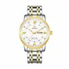 Reloj de Acero para Hombre Wwoor Clásico de Moda 8883m con Tapa Inferior Hueca Personalizada y Movimiento de Cuarzo Profundamente Impermeable