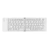 Nova Teclado Bluetooth Dobrável Duplo Sem Fio Ultra Fino Recarregável para Celular Tablet iPad Escritório Portátil