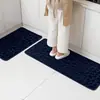 Alfombrilla de baño, Alfombrilla antideslizante para entrada de baño, Alfombrilla de secado rápido y resistente a las manchas para inodoro, Alfombra de cocina de franela con relieve
